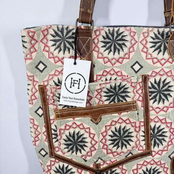 Hopofly Bags Frerik tote handmade NWT - Picture 3 of 12